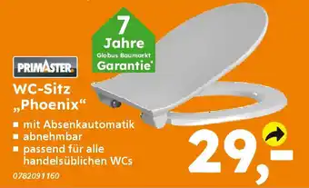 Globus Baumarkt PRIMASTER WC-Sitz „Phoenix" Angebot