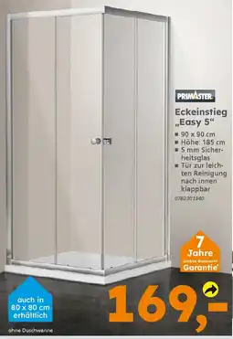 Globus Baumarkt PRIMASTER Eckeinstieg ,,Easy 5" Angebot