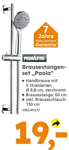 Globus Baumarkt PRIMASTER Brausestangen- set,,Paola" Angebot
