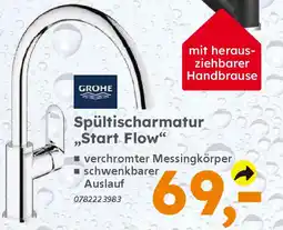 Globus Baumarkt GROHE Spültischarmatur ,,Start Flow" Angebot