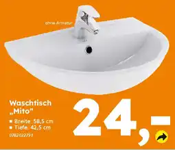 Globus Baumarkt Waschtisch ,,Mito" Angebot
