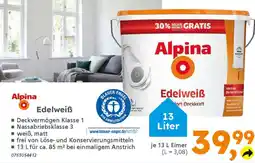 Globus Baumarkt Alpina Edelweiß Angebot