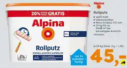 Globus Baumarkt Alpina Rollputz Angebot