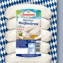 REWE Center Fleischwerke Zimmermann Münchner Weißwürste Angebot