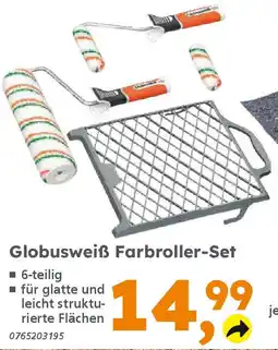 Globus Baumarkt Globusweiß Farbroller-Set Angebot
