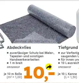 Globus Baumarkt Abdeckvlies Angebot