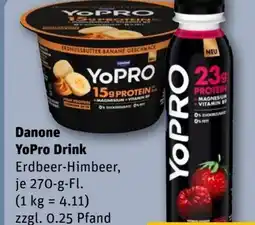 REWE Center Danone YoPro Drink Angebot