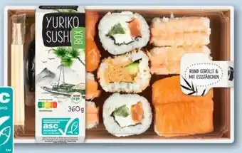 REWE Center Rewe to go Yuriko Sushi-Box Angebot