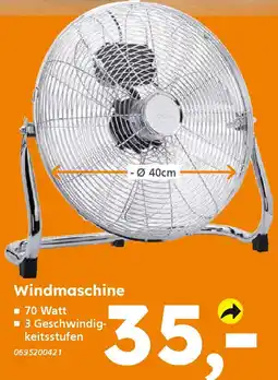 Globus Baumarkt Windmaschine Angebot