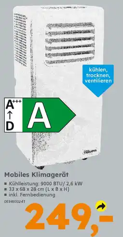 Globus Baumarkt Mobiles Klimagerät Angebot