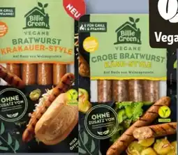 REWE Center Billie Green Vegane Bratwurst Angebot