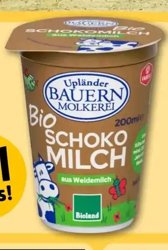 REWE Center Upländer Bauern Molkerei Bio Schokomilch Angebot