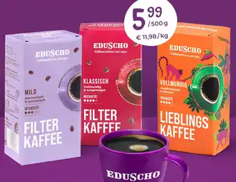 Tchibo EDUSCHO Kaffee Angebot