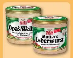 REWE Center Mehlig & Heller Wurst im Glas Angebot