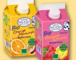 REWE Center Upländer Bauern Molkerei Bio Frucht Buttermilch Angebot