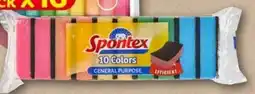 REWE Center Spontex Reinigungsschwamm 10 colors Angebot