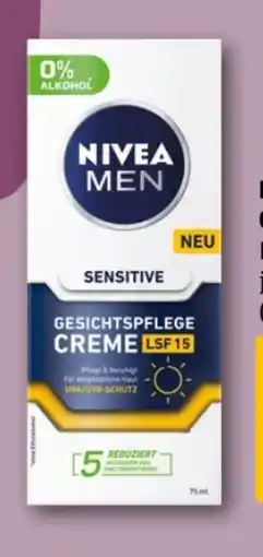 REWE Center Nivea Men Gesichtspflege Creme Angebot