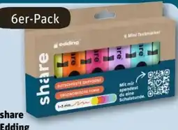 REWE Center Edding Share Mini Textmarker Angebot