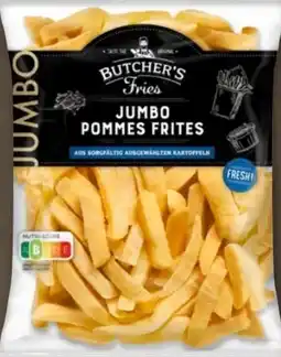 REWE Butcher’s Burger Jumbo Pommes Frites Angebot