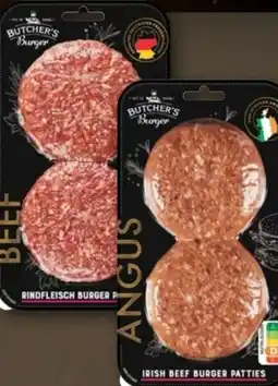 REWE Butcher’s Burger Angus Irish Beef Patties Angebot