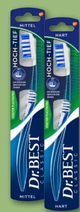 REWE Dr. Best Hoch Tief Zahnbürste Angebot