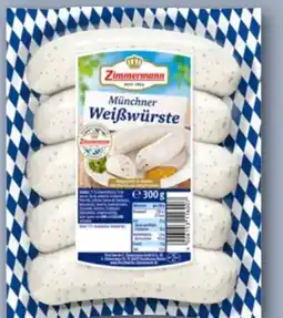 REWE Fleischwerke Zimmermann Münchner Weißwürste Angebot