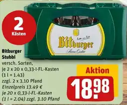 REWE Bitburger Stubbi Angebot