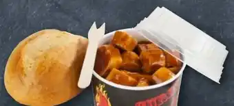 REWE Deli am Markt Currywurst Angebot
