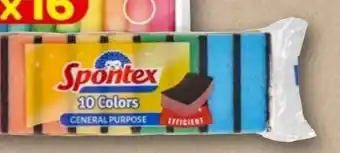 REWE Spontex Reinigungsschwamm 10 colors Angebot