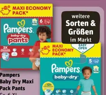 REWE Pampers Big Pack Baby-Dry Pants Angebot