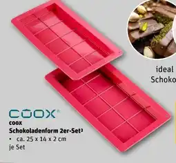 REWE Coox Schokoladenform Angebot