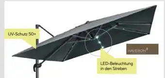 BayWa Haveson LED-Ampelschirm Cremona Angebot