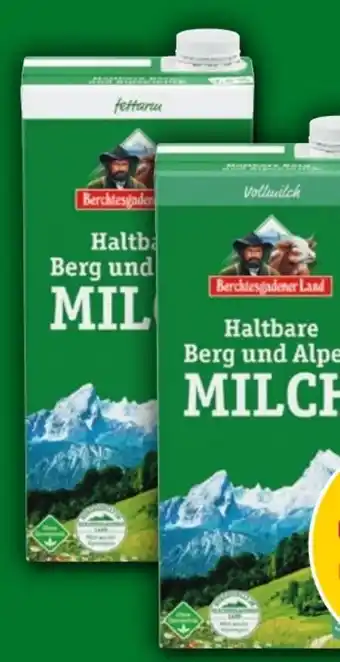 PENNY Berchtesgadener Land Haltbare Bergbauern Milch Angebot