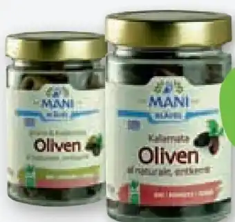 tegut Mani Bläuel Bio Oliven Mix Gründe und Kalamata Angebot