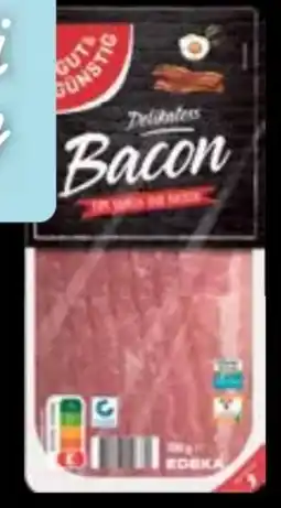 E-Center Gut & Günstig Delikatess-Bacon Angebot