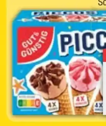 E-Center Gut & Günstig Piccos-Mini-Eis-Hörnchen Angebot