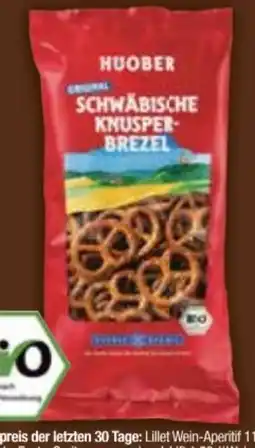 E-Center Huober Brezel Original Schwäbische Bio Knusper-Brezel Angebot