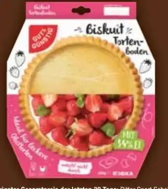 E-Center Gut & Günstig Biskuit-Tortenboden Angebot