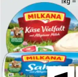 Edeka Xpress Milkana Schmelzkäse Angebot