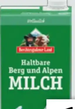 Edeka Xpress Berchtesgadener Land Haltbare Berg und Alpen-Milch Angebot