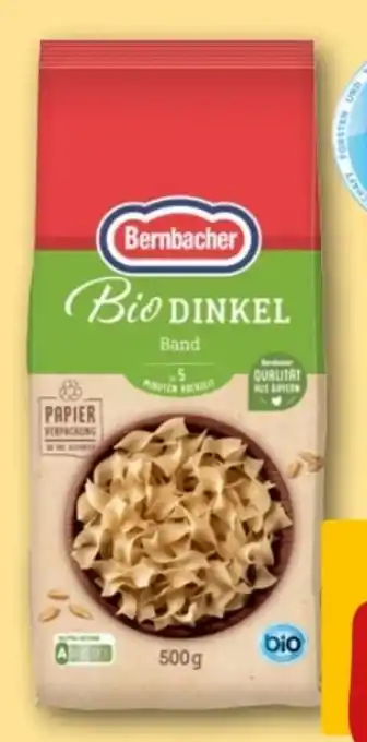 REWE Center Bernbacher Bio Dinkel-Nudeln Angebot