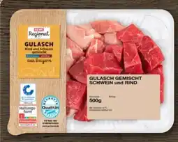 REWE Rewe Regional Gulasch gemischt Angebot