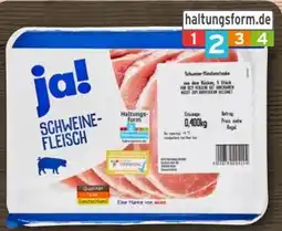 REWE ja! Schweine Minutensteaks Angebot