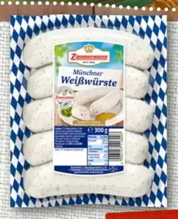 nahkauf Fleischwerke Zimmermann Münchner Weißwürste Angebot