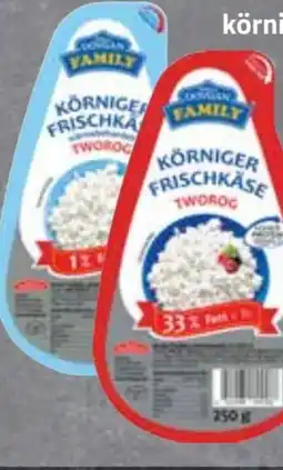 Edeka Dovgan Family Körniger Frischkäse Angebot