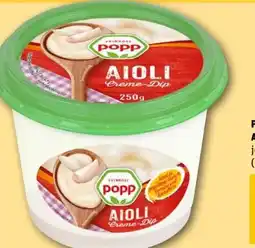 REWE Center Popp Aioli Creme-Dip Angebot