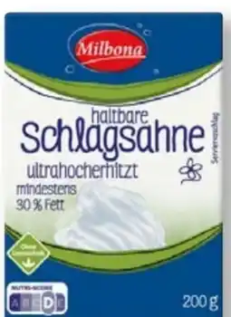 Lidl Milbona Haltbare Schlagsahne Angebot