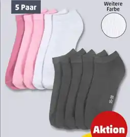 PENNY Damen Sneakersocken 5er-Pack Angebot
