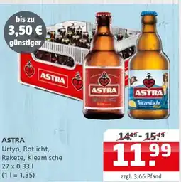 Getränke Quelle Astra urtyp, rotlicht, rakete, kiezmische Angebot