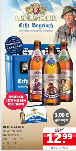 Getränke Quelle Redlbacher bayrisch hell, ur-märzen, weißbier hell Angebot